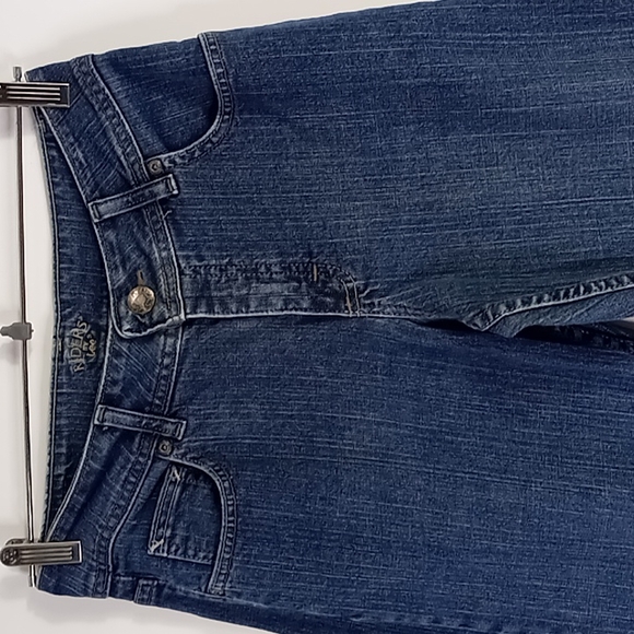 Riders by Lee Straight Leg Blue Jeans Size 6 Petite - Picture 8 of 16